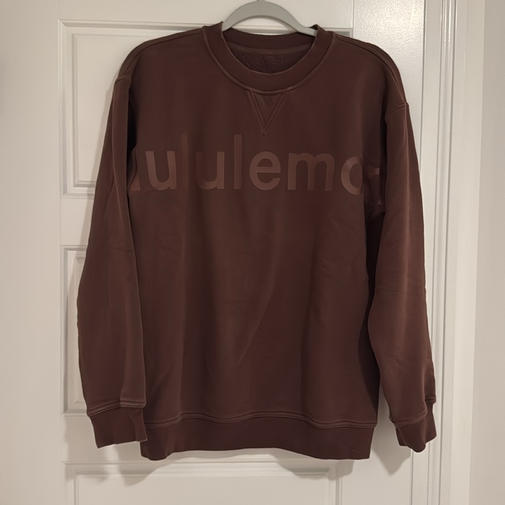 Lululemon All Yours Crew *Graphic Brown Earth